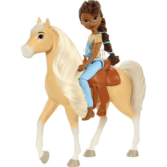 Spirit Untamed Doll & Toy Horse Playset con muñeca Pru (apro