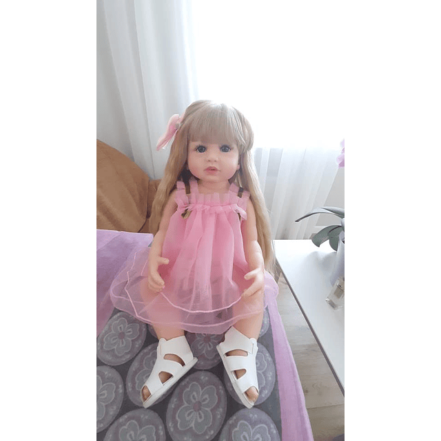 Reborn Baby Dolls Niña 22 pulgadas Realista Muñeca Reborn Vi