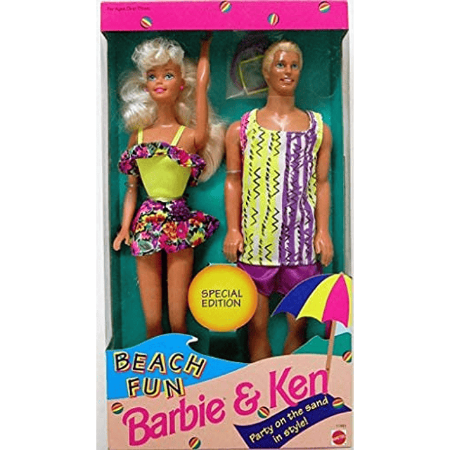 Beach Fun &Ken 2 Doll Giftset Edición Especial