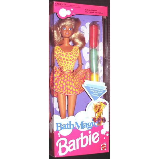 Muñeca mágica de baño 1991 Mattel