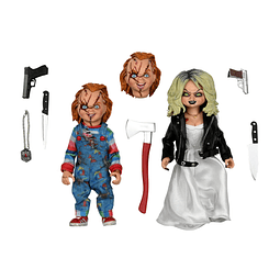 - Figura de acción vestida de Tiffany y Chucky 8, paquete de