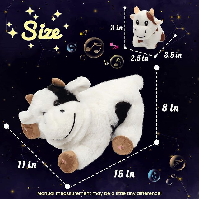 - Juego de juguetes de peluche con luz LED musical para mamá