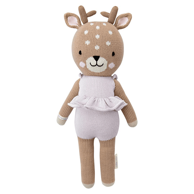 Violet The Fawn Little Muñeca tejida a mano de 13" - 1 muñec