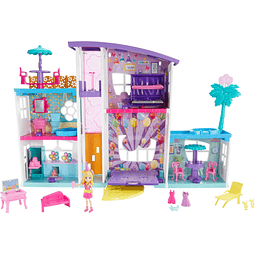 Playset con muñeca de 3 pulgadas y accesorios de fiesta, jug