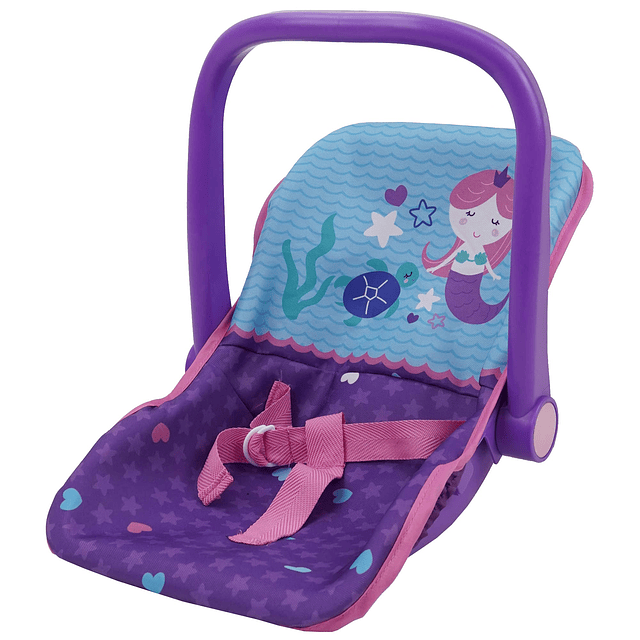 Crew: Asiento de coche para muñeca sirena: juego de simulaci