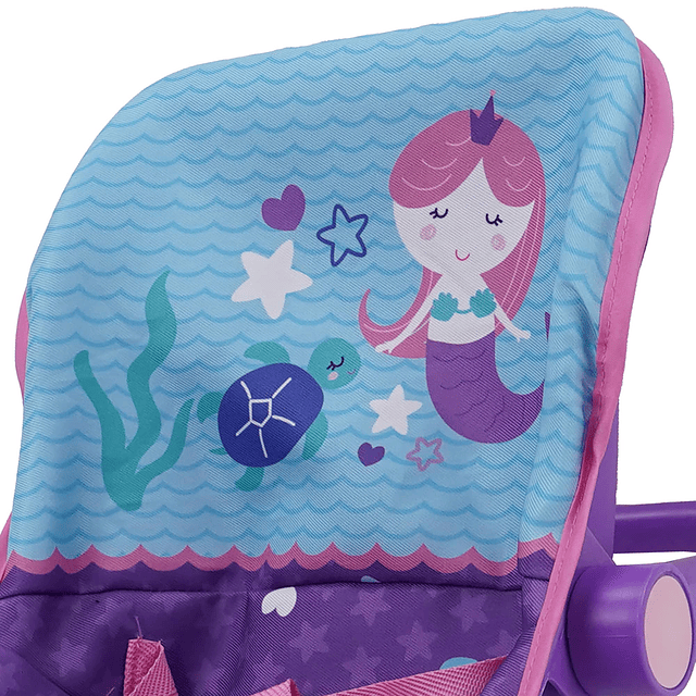 Crew: Asiento de coche para muñeca sirena: juego de simulaci