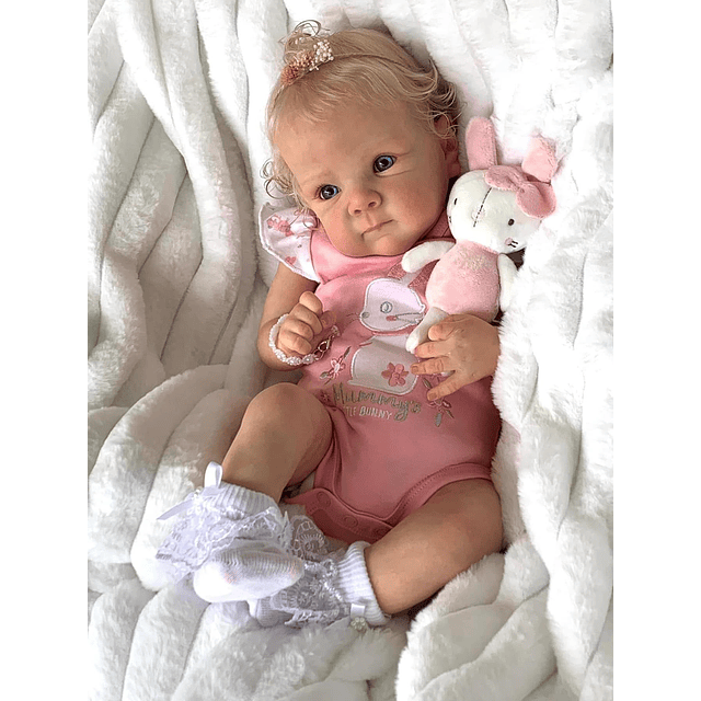 Lovely Real Look Reborn Baby Doll Girl 19 pulgadas 48 cm Muñ