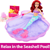 Disney Princess Toys, Ariel Mermaid Doll & Pool Set con aren