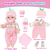 Juego de muñeca bebé de 12 pulgadas con ropa y accesorios qu