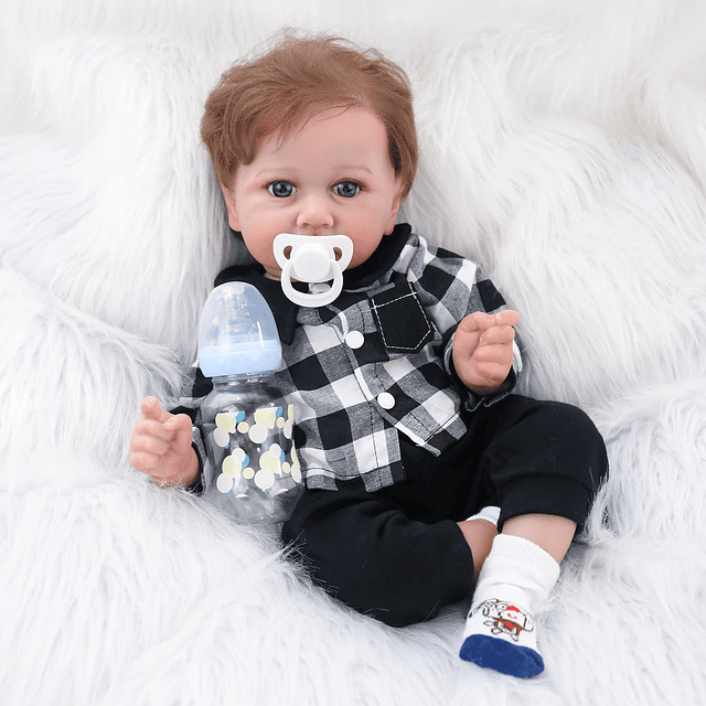 Reborn Baby Dolls Saskia Réplica, muñeca recién nacida de 20