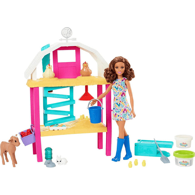 Careers Playset, Granja de huevos Hatch & Gather con muñeca