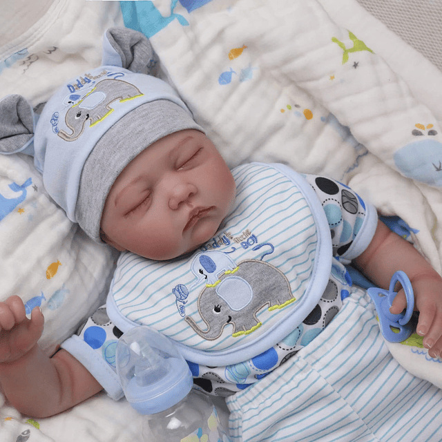 Reborn Baby Dolls, muñeco bebé recién nacido realista de 22