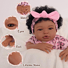 Reborn Baby Dolls Black Girl, 20 pulgadas Realista Black Gir