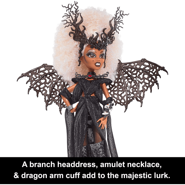 Muñeca RuPaul, Dragon Queen coleccionable con vestido negro