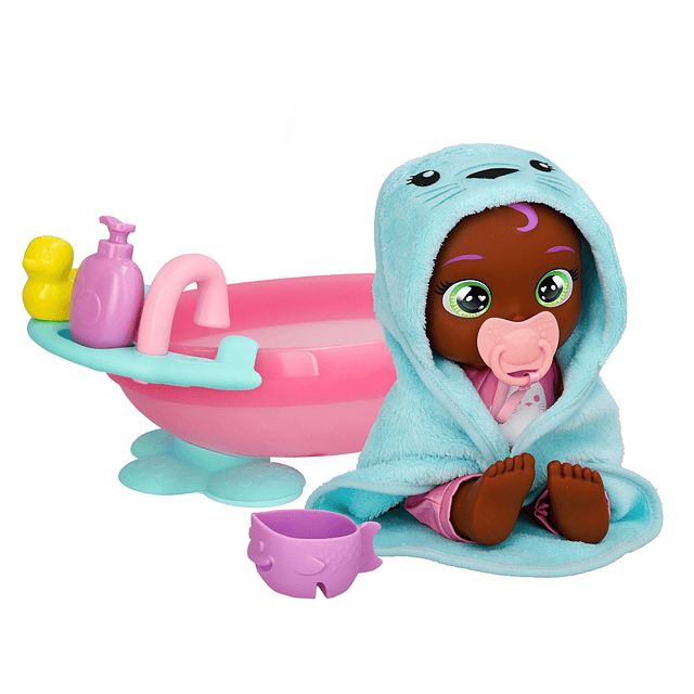 Newborn My First Bath Tiff - Juego interactivo de bañera par