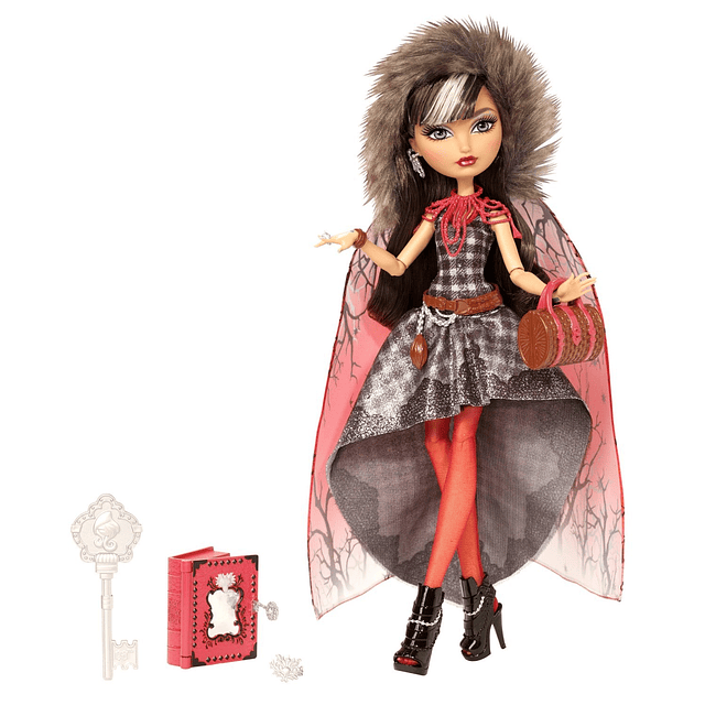 Muñeca con capucha color cereza de Ever After High Legacy Da