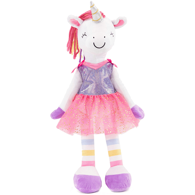 Muñeco de peluche suave Unicornio - Muñecas de trapo de 18 p