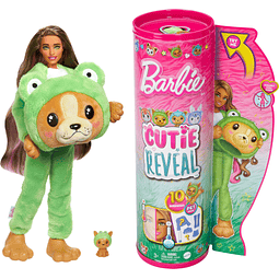 Muñeca Cutie Reveal y accesorios con disfraz de animal y 10