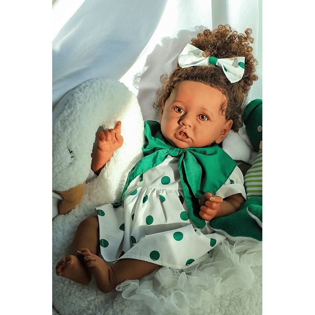 Reborn Baby Dolls Black Girl -Saskia, muñecas realistas de 2