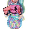 Muñeca , Lagoona Blue con cabello mechado de colores en apar