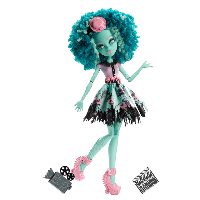 Monster High Sustos, Cámara, Acción! Muñeca Belle Honey Swam