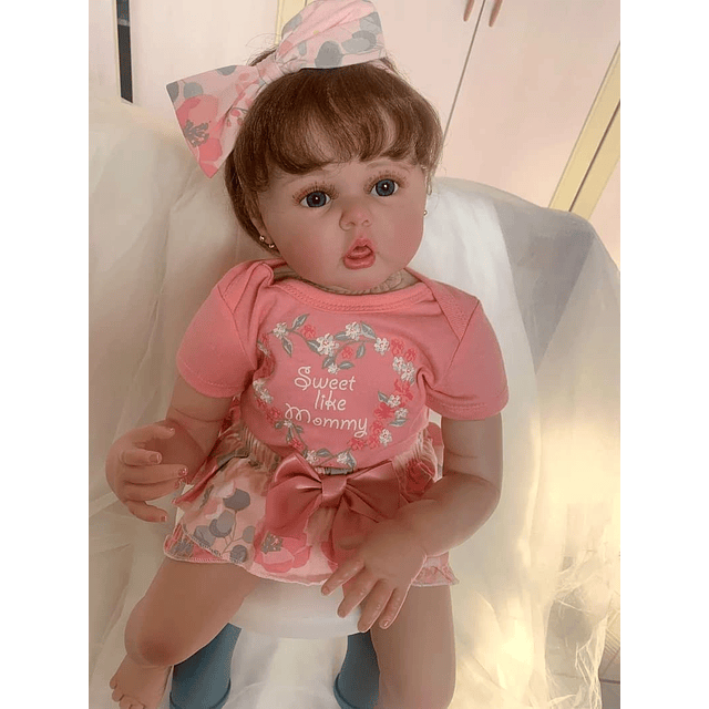 Ropa para muñeca bebé Reborn, adorables trajes naranjas para