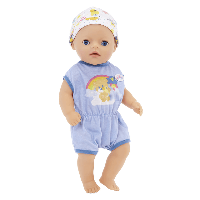 Muñeca bebé Lil BOY interactiva de 14 pulgadas - Ojos azules