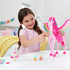 Doll Toys, Pegasus Pink Winged Horse Toy con 10 accesorios q