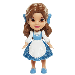 Muñeca poseable Bella con vestido azul de Princesas Disney M