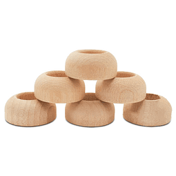 Soportes de madera para alfileres de muñecas, orificio de 5/