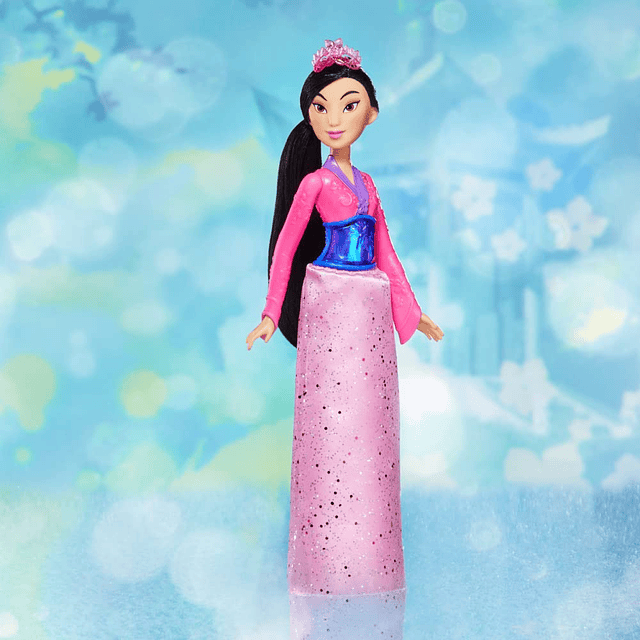 Muñeca Royal Shimmer Mulan, muñeca de moda con falda y acces