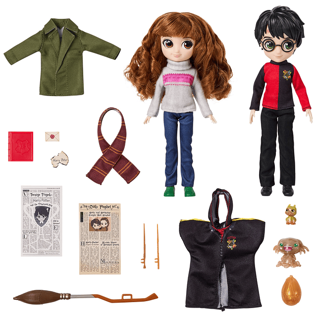 Harry Potter, Set de regalo de muñecas y accesorios de Harry