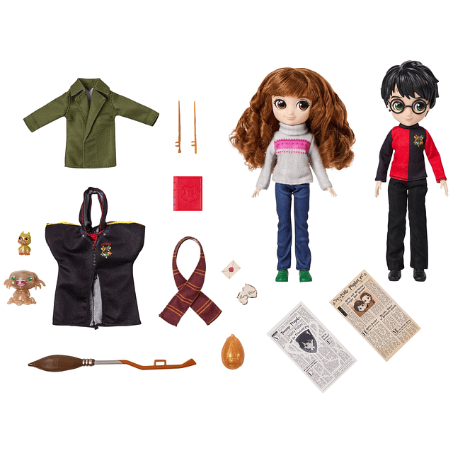 Harry Potter, Set de regalo de muñecas y accesorios de Harry