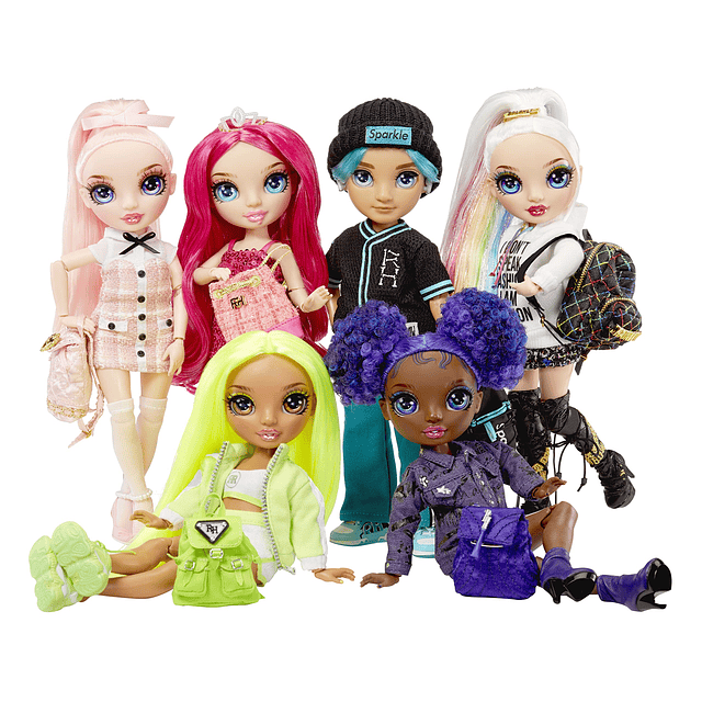 Jr High Series 2 Amaya Raine- Muñeca de moda Rainbow Posable