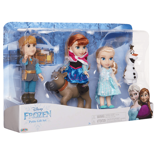 Set de regalo de muñeca pequeña Frozen Disney Deluxe: ¡inclu