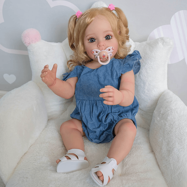 Real Life Reborn Baby Dolls Girl 22 pulgadas 55 cm Cuerpo co