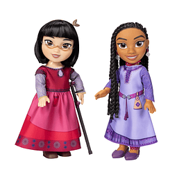 Asha & Dahlia Dolls Best Friends Pack, 14 pulgadas de alto,