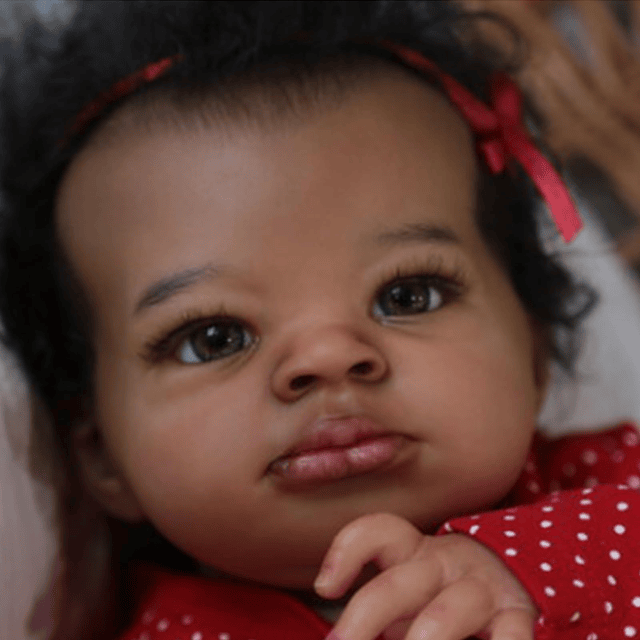 Reborn Baby Dolls Black Girl - Muñeca realista afroamericana