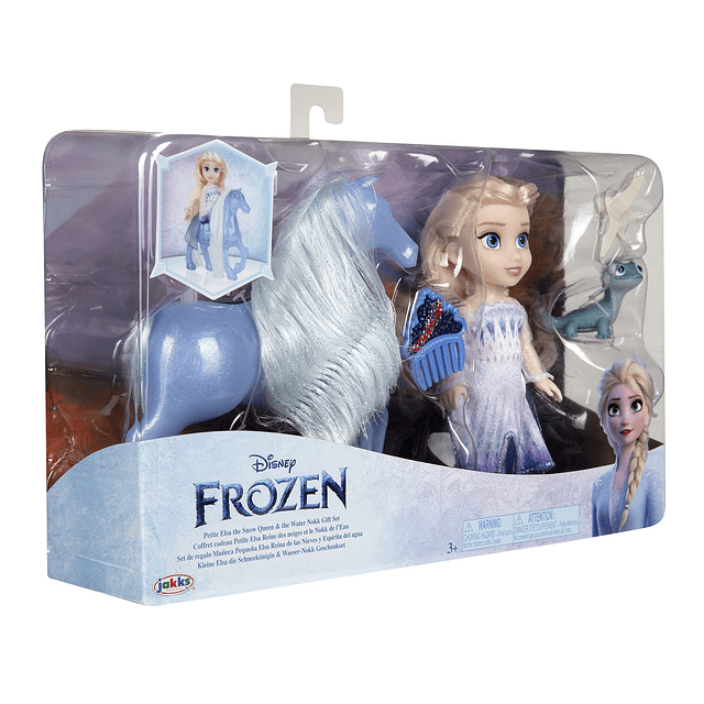 Set de regalo de muñeca pequeña Disney Elsa, reina de las ni