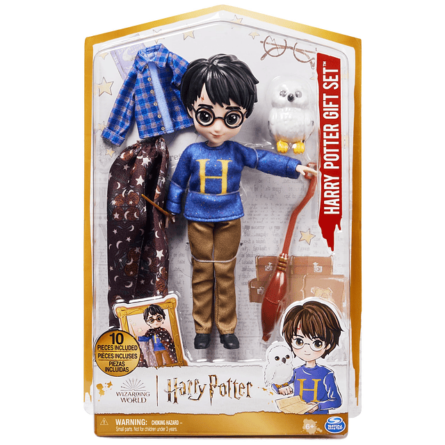 Harry Potter, Set de regalo de muñeca Harry Potter de 8 pulg