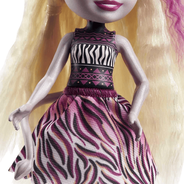 Enchantimals Zadie Zebra Doll (6 pulgadas) y figura Ref Anim