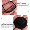 Juego de Mini Sombreros Formales para Muñecas, 20 Piezas, So