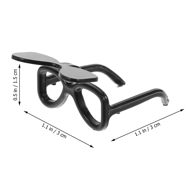 100 Piezas Mini Gafas de Sol Gafas de Muñeca para Muñecas de