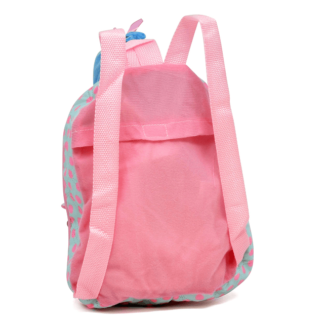 Muñeca suave de 13 pulgadas con mochila rosa para llevar, bo