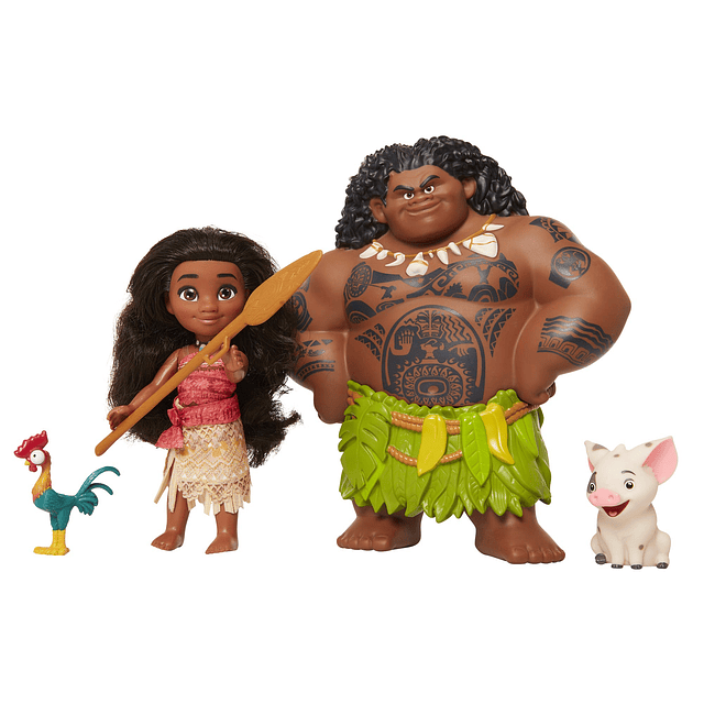 Muñeca Disney con figura de muñeca Maui Demigod, set de rega