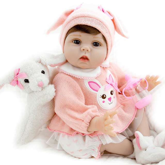 Reborn Baby Dolls Muñeca realista de niña de 22 pulgadas Muñ