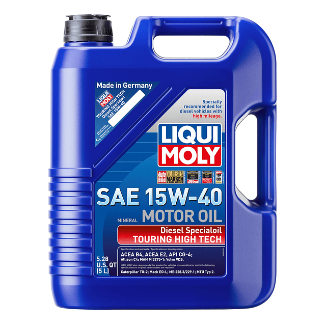 LIQUI MOLY Touring High Tech Diésel Specialoil SAE 15W-40 |