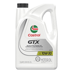 Aceite de motor convencional GTX 10W-30, 5 cuartos