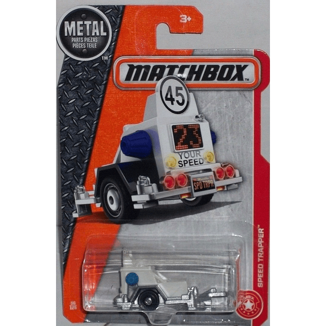 Matchbox 2017 MBX Heroic Rescue Speed ​​Trapper 56/125, blan