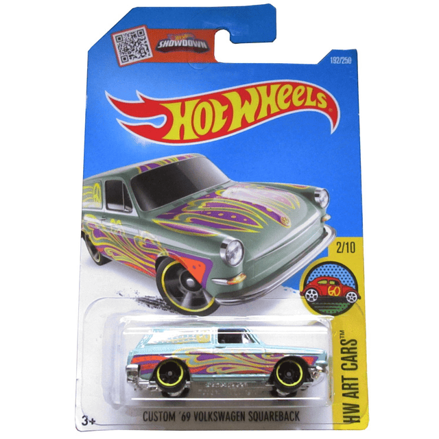 Hot Wheels 2016 HW Art Cars Custom '69 Volkswagen Squareback